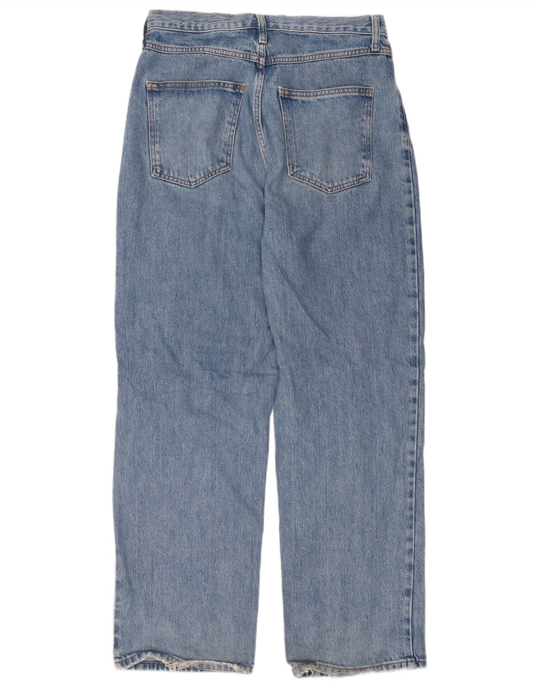Topshop Jean droit femme W30 L32 bleu polyester