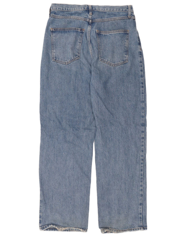 Topshop Jean droit femme W30 L32 bleu polyester