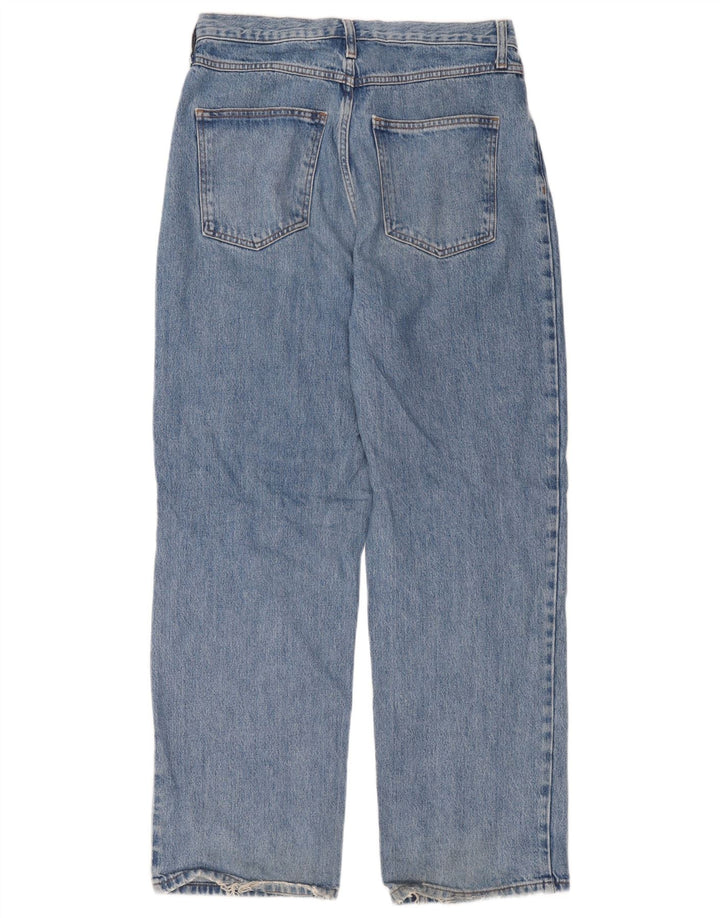 Topshop Jean droit femme W30 L32 bleu polyester