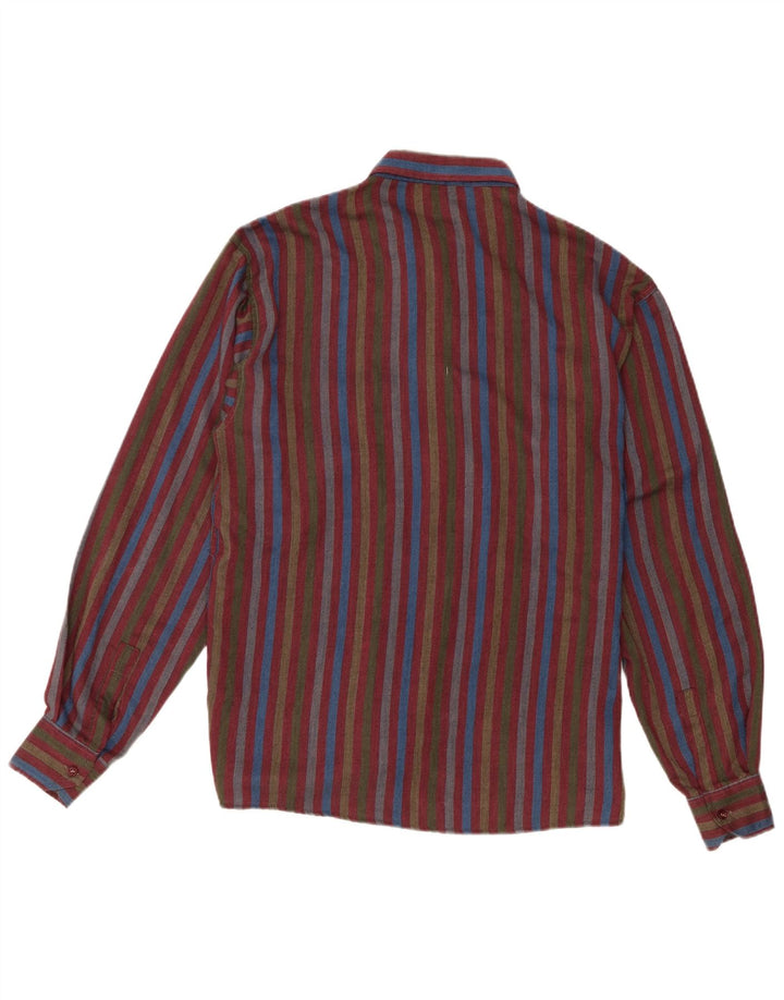 Benetton Chemise En Flanelle Small Multicolore Rayé Coton
