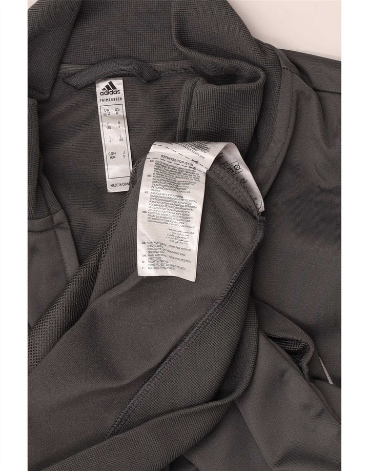 Adidas Veste de survêtement graphique pour homme UK 40/42 Gris moyen Polyester