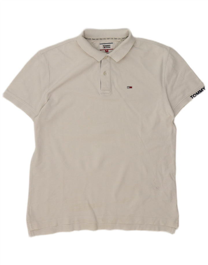 Tommy Hilfiger Polo Homme Blanc Moyen Coton