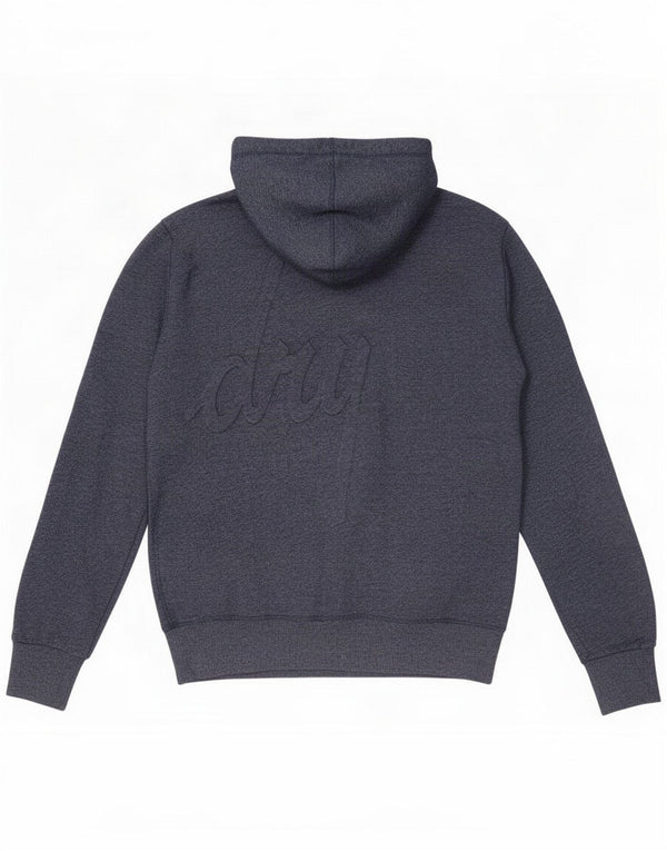 Superdry Pull à capuche graphique pour homme XL en coton moucheté bleu marine