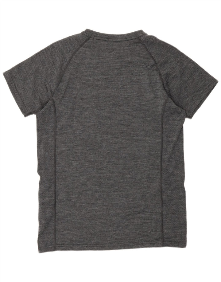Mountain Warehouse T-Shirt Homme Gris Moyen Moucheté Laine Mérinos