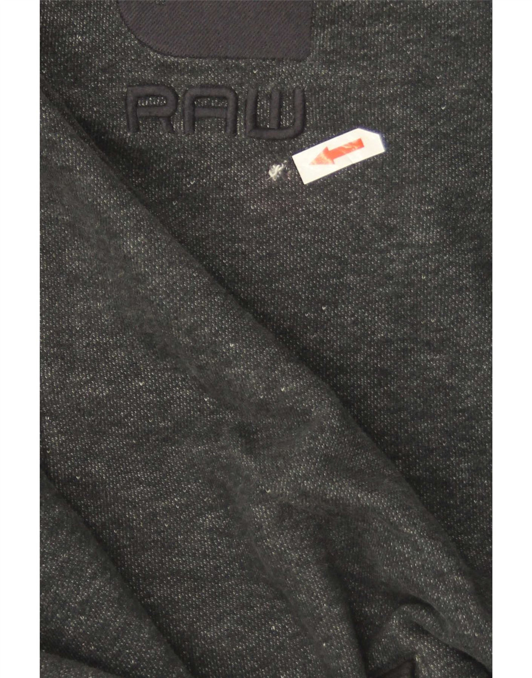 G-Star Pull à capuche zippé en coton moucheté gris moyen homme