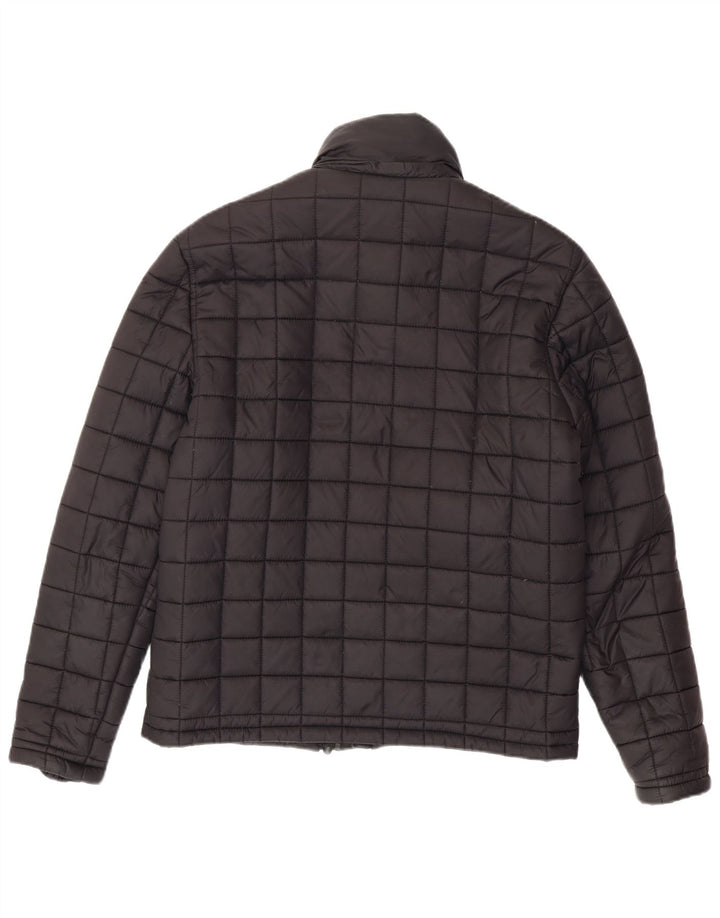 Superdry Veste rembourrée pour homme UK 40 Large Noir Nylon