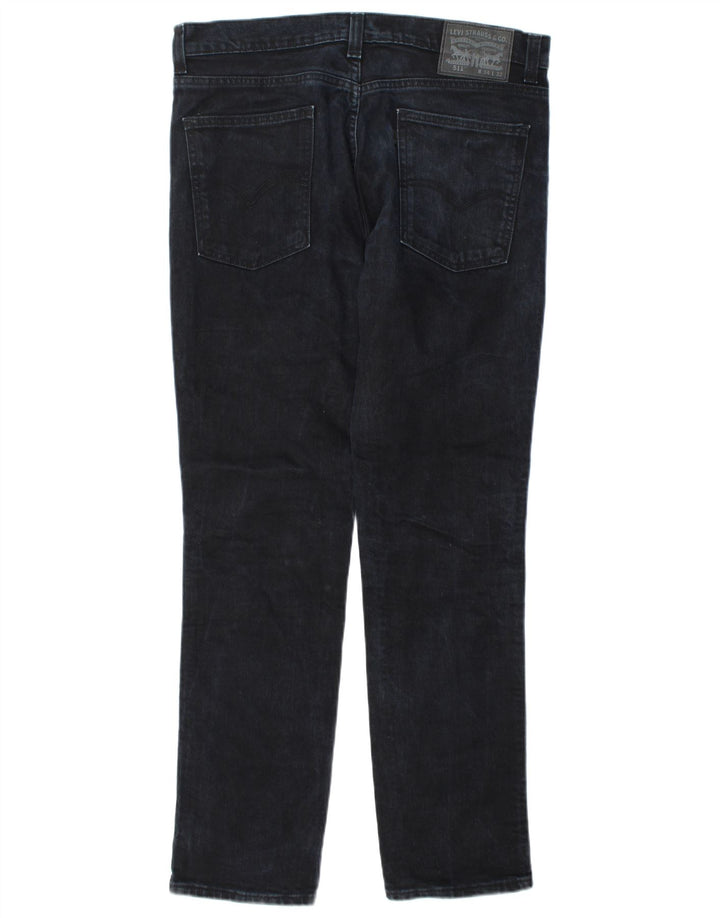 Levi's Jean Slim 511 Homme W34 L32 Bleu Marine Coton