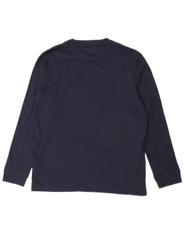 Timberland Mens Regular Fit Top Manches Longues Grand Bleu Marine Coton