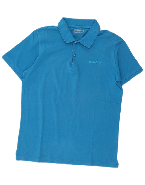 Lotto Polo Homme Grand Bleu Coton