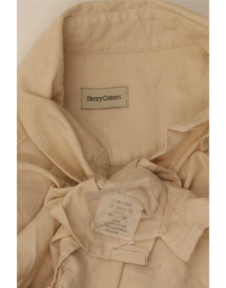 Henry Cottons Chemise Femme IT 48 XL Coton Beige