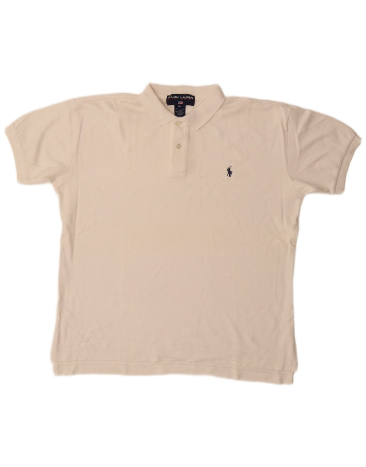 Ralph Lauren Polo Homme Blanc Moyen Coton