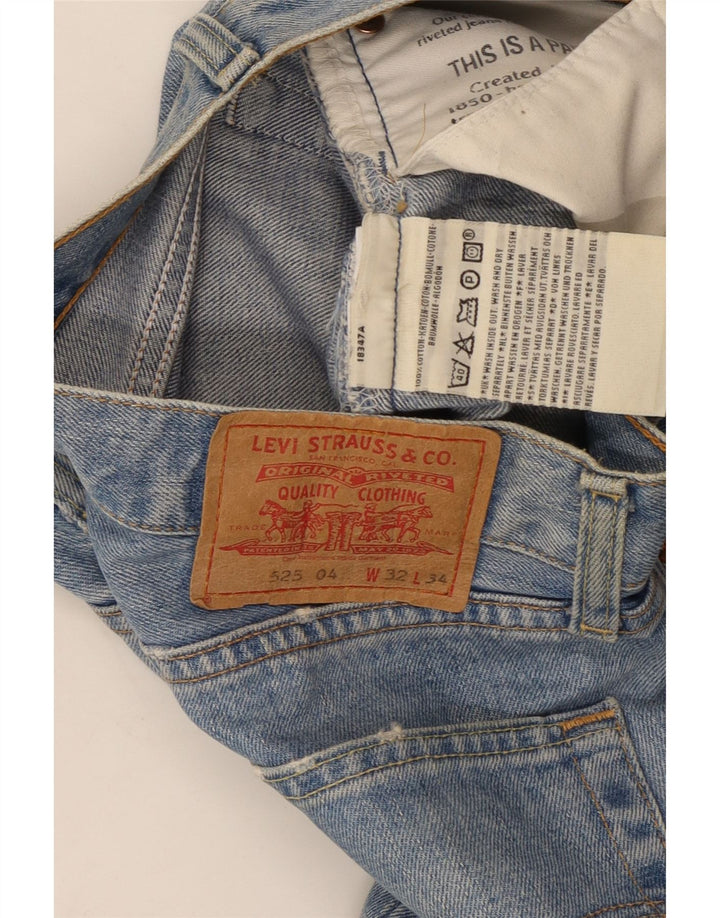 Levi's Jean 525 Bootcut Homme Bleu W32 L30 Coton