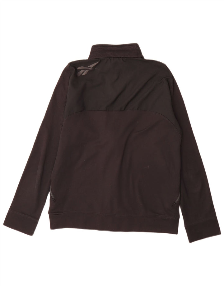 Reebok Veste de Survêtement Graphique Homme Petit Noir Polyester