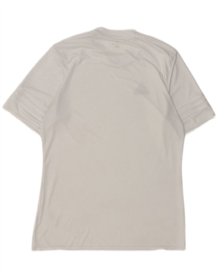 ADIDAS T-Shirt Climalite Homme Blanc Moyen Polyester