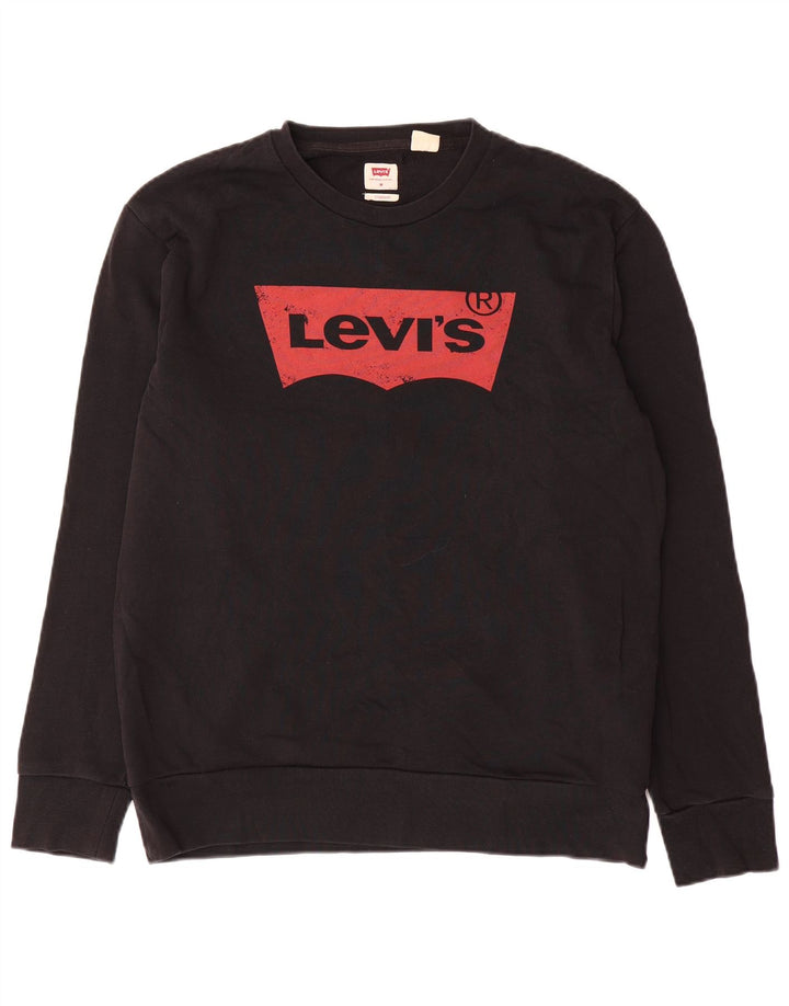 Levi's Sweat-Shirt Standard Graphic Homme Noir Moyen Coton