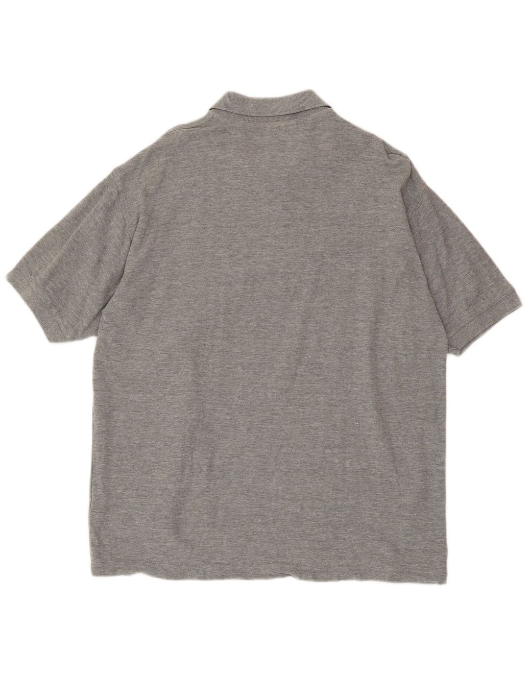 ASICS Polo Homme Large Gris Moucheté Coton