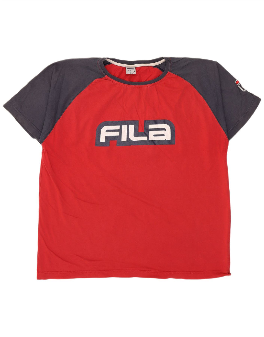Fila T-Shirt Graphique Homme XL Rouge Colourblock