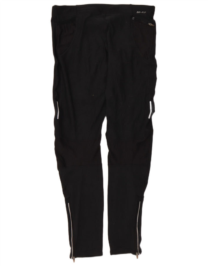 NIKE Legging Dri Fit pour femme UK 12 Polyester noir moyen
