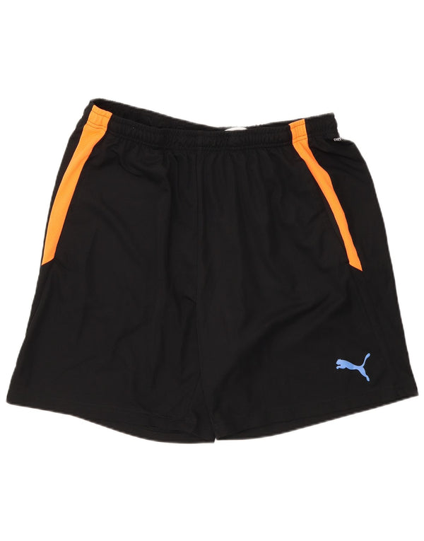 Puma Short de Sport XL Homme Noir Colorblock Polyester