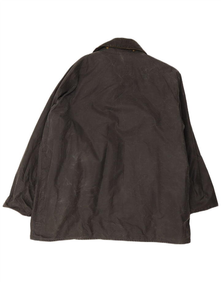 Barbour Veste en coton ciré pour homme EU 50 Noir moyen