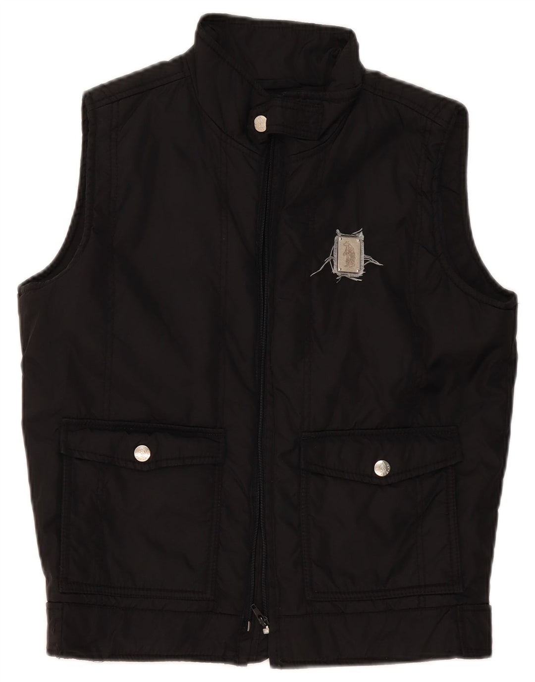 Refrigue Gilet rembourré pour homme UK 36 Small Noir Nylon