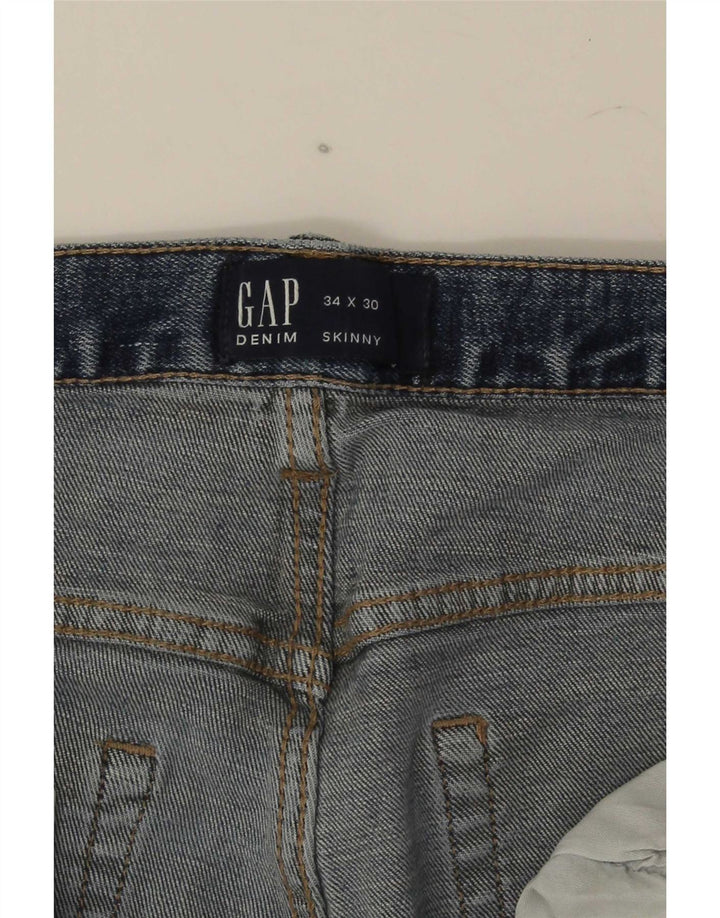 Gap Jean Skinny Homme W34 L30 Bleu Coton