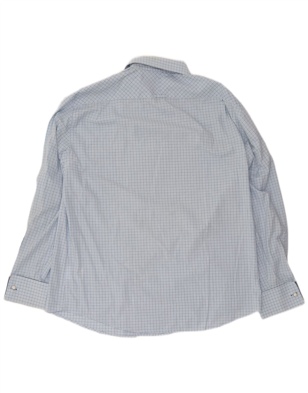 Ben Sherman Chemise formelle pour homme XL en coton à carreaux bleus
