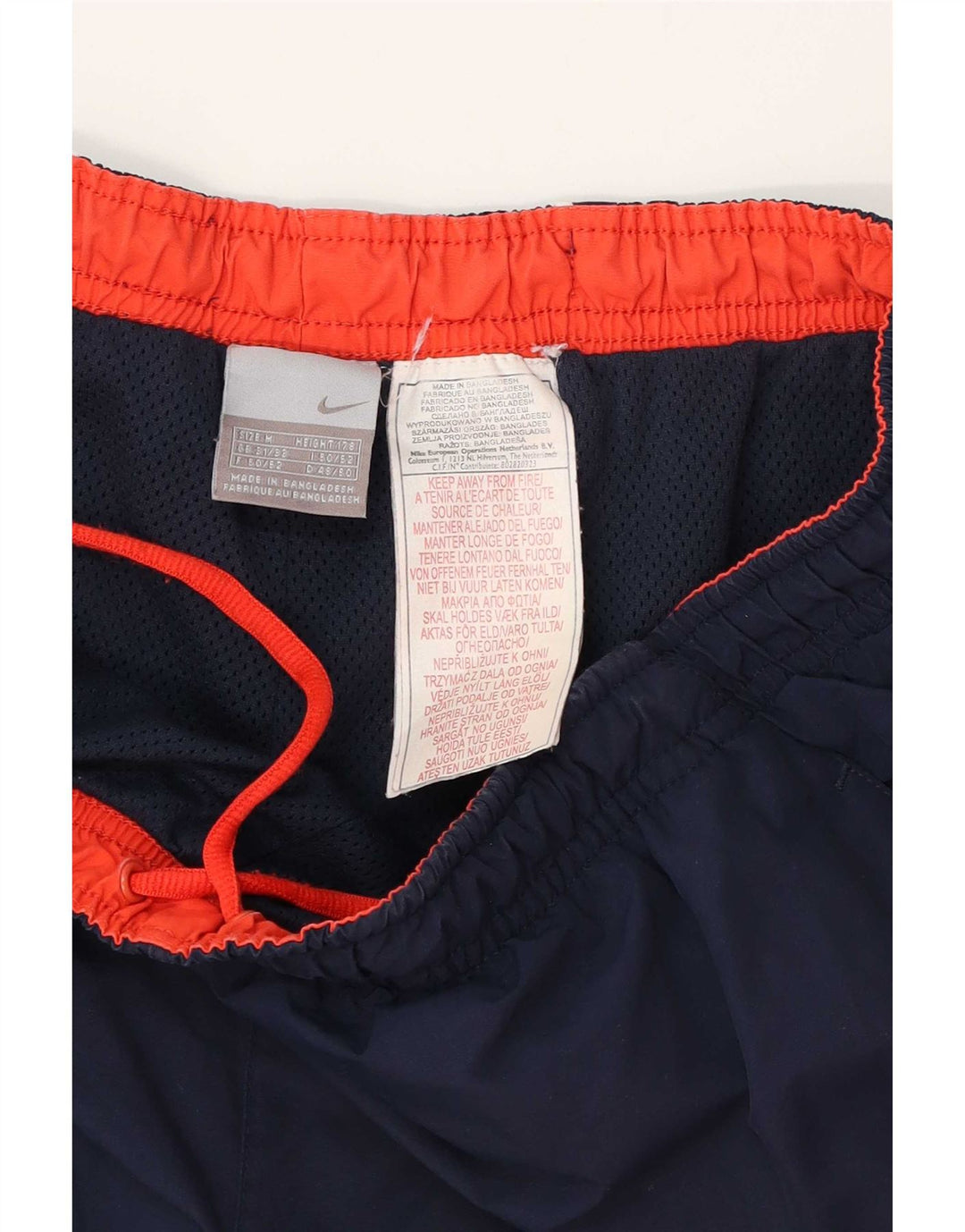 Nike Pantalon de survêtement en nylon bleu marine moyen pour homme