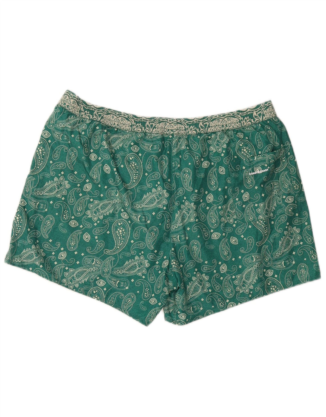 COAST Short de Bain Homme Grand Paisley Vert