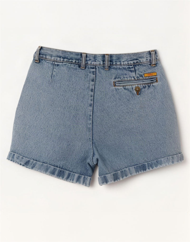 Explorer Short en jean chevillé W32 pour femme en coton bleu moyen
