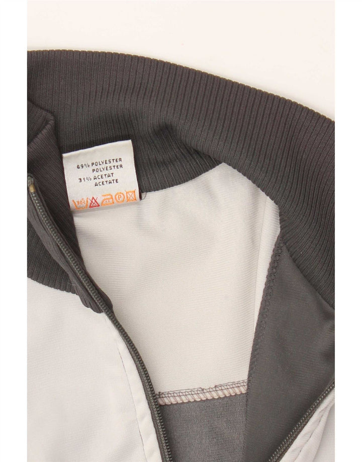 Puma Veste de Survêtement Homme Gris Moyen Colorblock Polyester