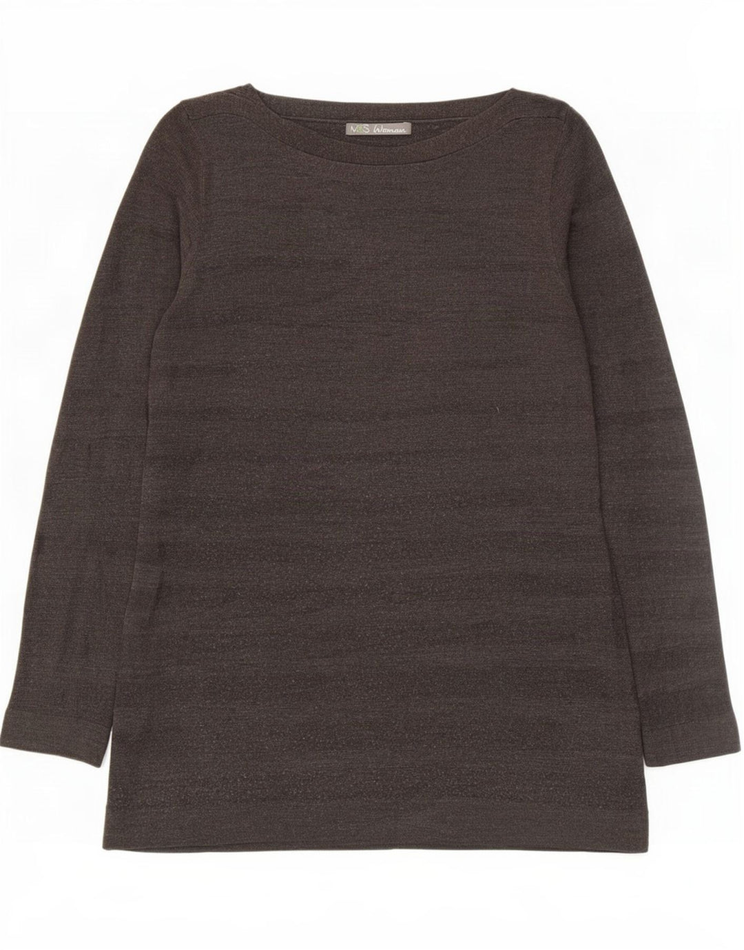 Marks & Spencer Tunique à manches longues pour femme UK 12 Gris moyen rayé