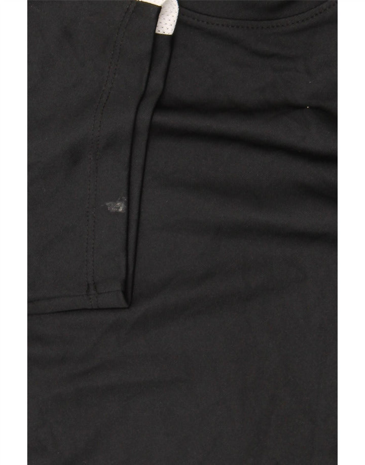 Nike Hommes Dri Fit T-Shirt Haut Noir Colorblock Polyester