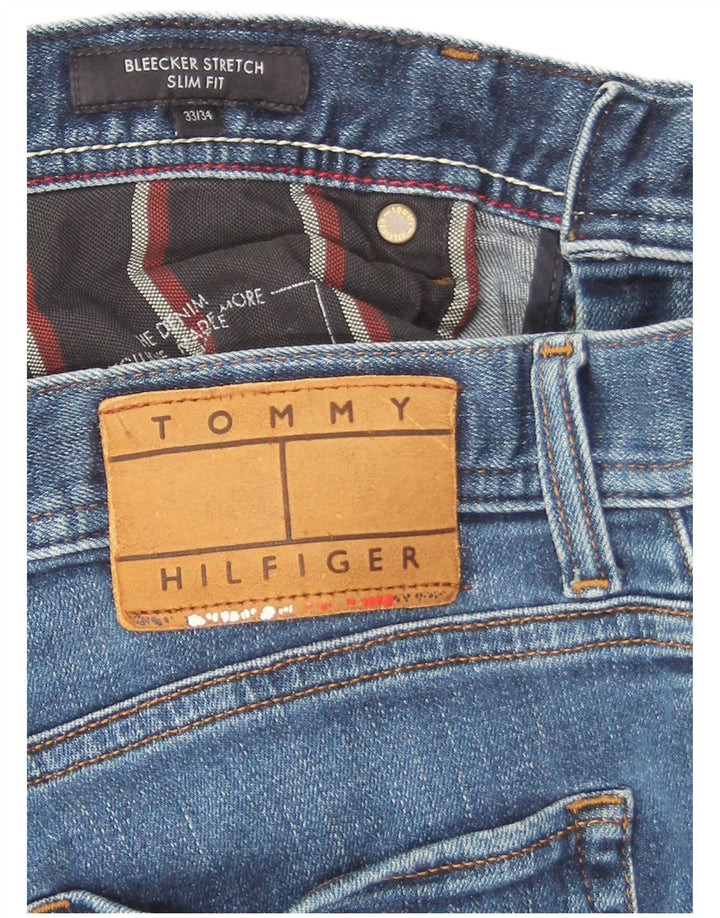 Tommy Hilfiger Jean Slim Bleecker Homme W33 L30 Bleu Coton