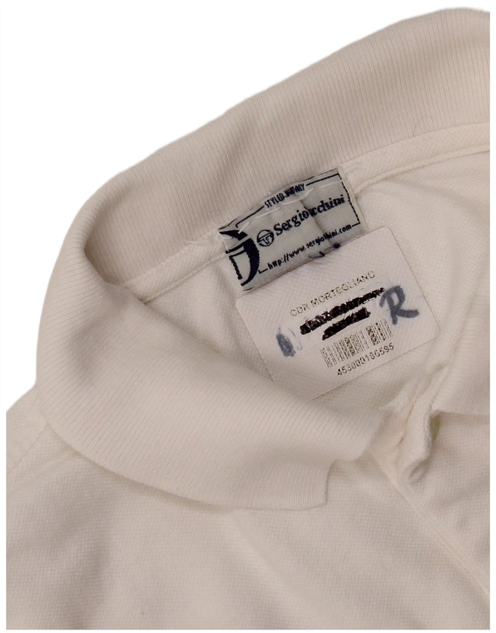 Sergio Tacchini Polo Homme Blanc Moyen