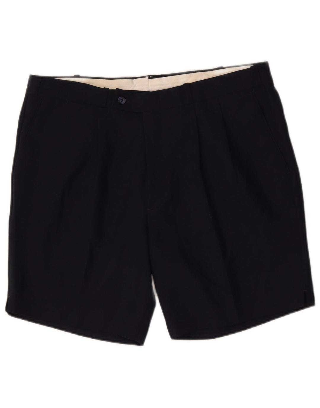 Farah Short Chino Homme W38 XL Bleu Marine Polyester