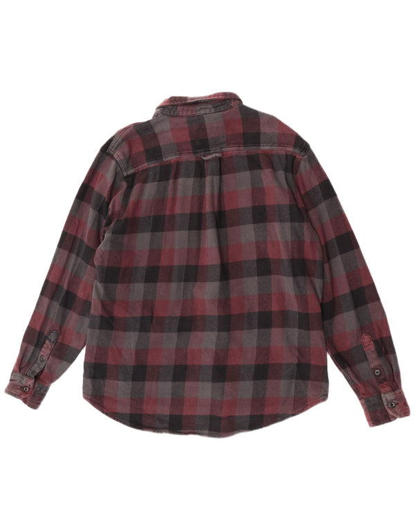 Orvis Chemise en flanelle XL pour homme en coton à carreaux multicolores