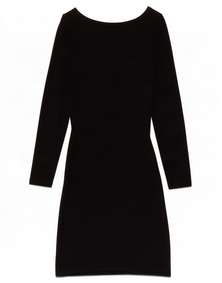 Desigual Robe fourreau graphique pour femme UK 12 Medium Noir Géométrique