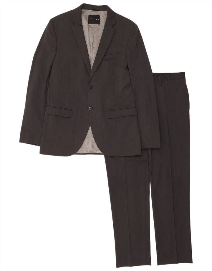 Sisley Costume 2 pièces 2 boutons pour homme IT 52 XL W36 L32 Gris Polyester