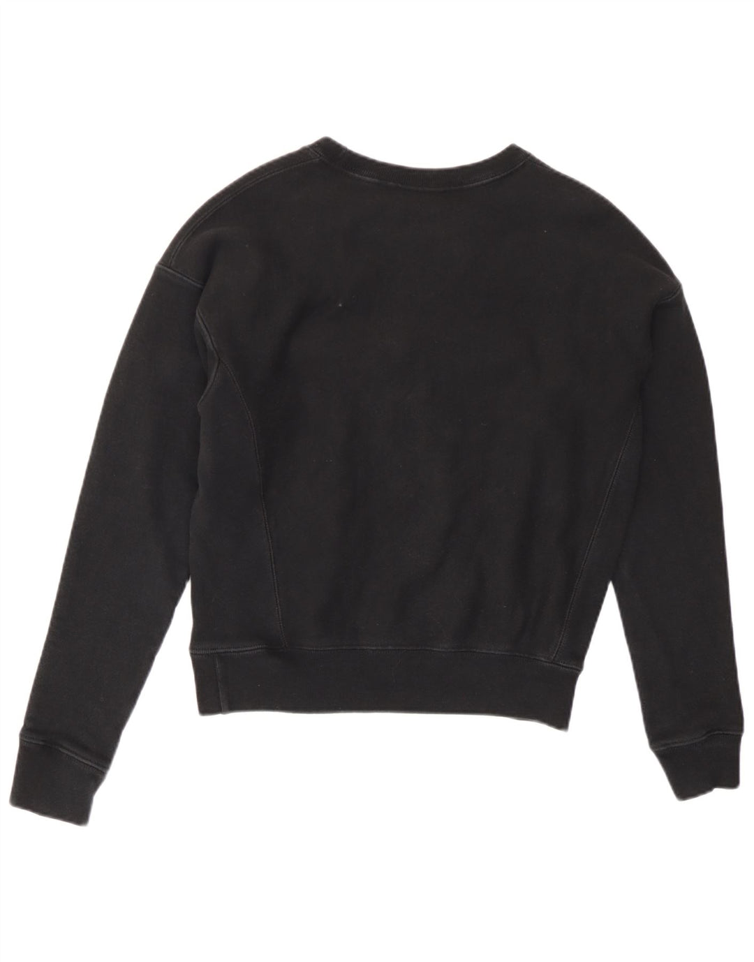 Champion Sweat-shirt court surdimensionné pour femme UK 6 XS Noir
