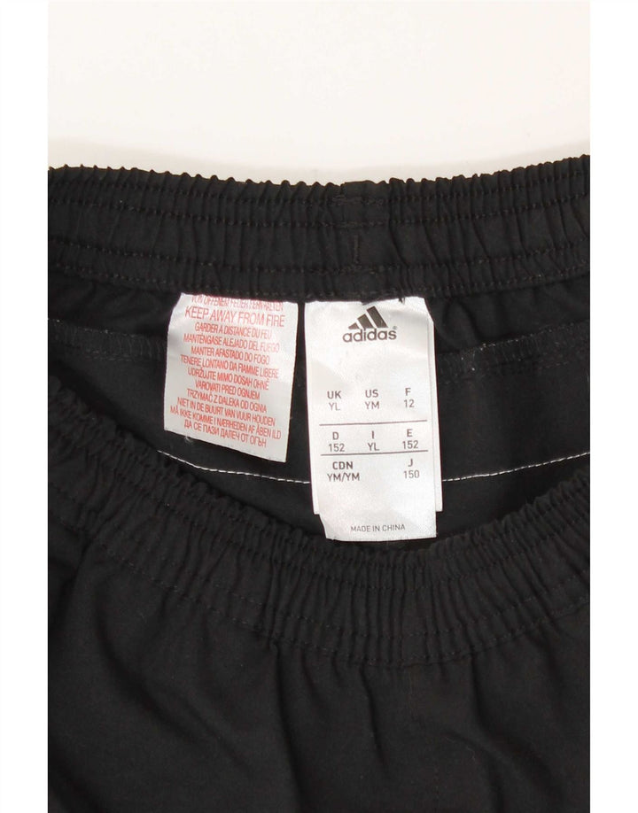 Adidas Short de Sport Garçon 11-12 Ans Grand Noir Polyester