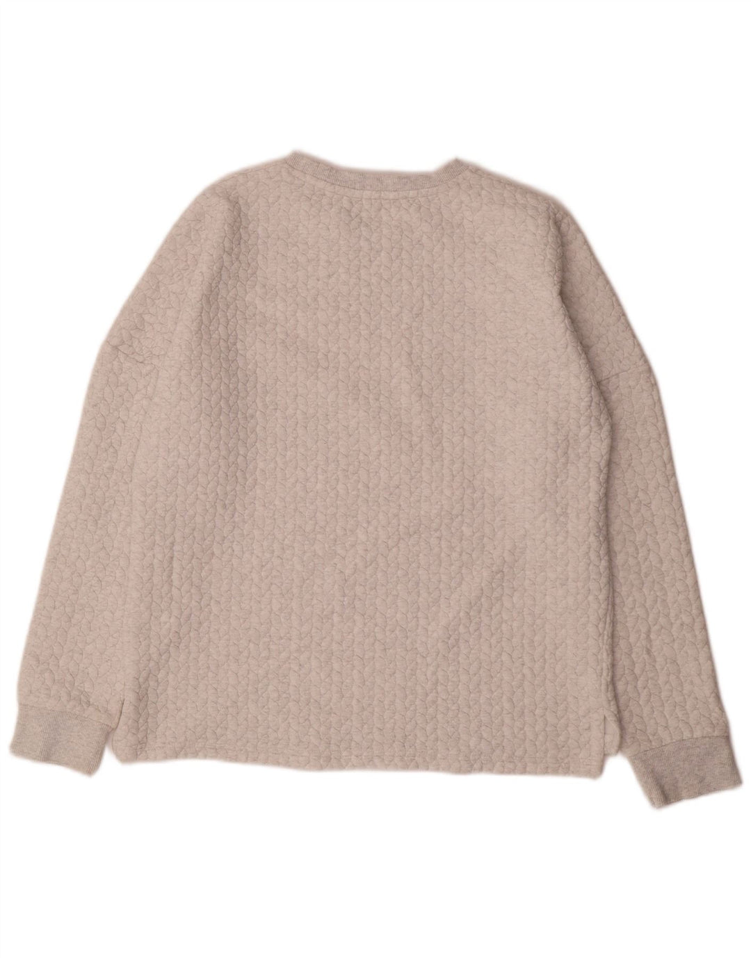 Animal Femme Coupe Ample Sweat Pull UK 10 Petit Blanc Cassé Polyester