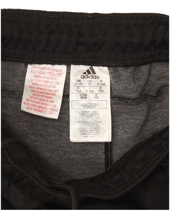Adidas Pantalon de Survêtement Garçon Joggers 11-12 ans Noir Polyester