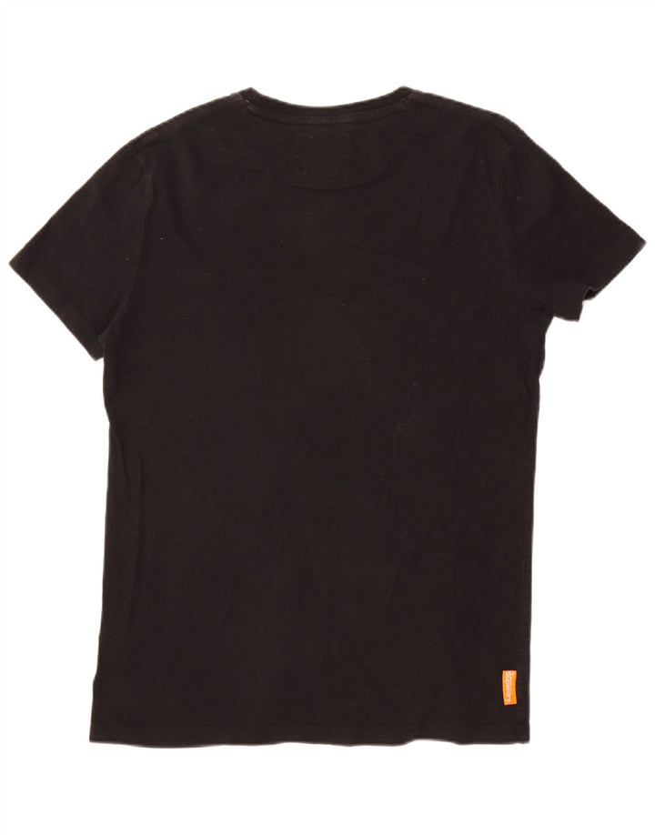 Superdry T-Shirt Homme Haut Large Noir Coton