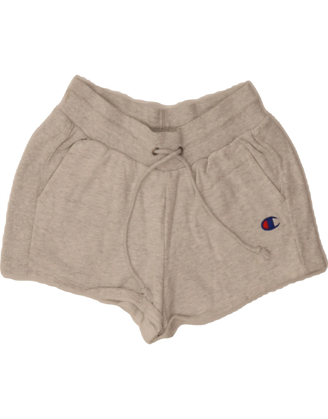 CHAMPION Womens Sport Shorts UK 12 Medium  Grey Cotton Vintage Champion and Second-Hand Champion from Messina Hembry 