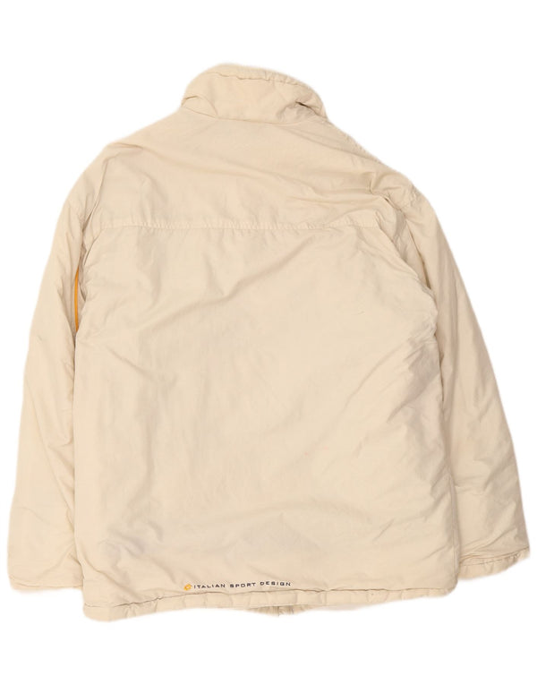 Lotto Veste coupe-vent pour homme UK 38 Medium Off White Nylon