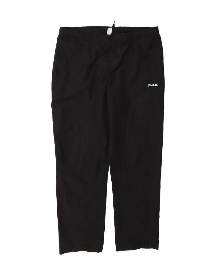 REEBOK Mens Tracksuit Trousers Medium  Black Polyester Vintage Reebok and Second-Hand Reebok from Messina Hembry 