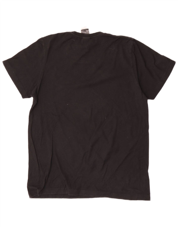 Adidas T-shirt graphique pour homme en coton noir moyen