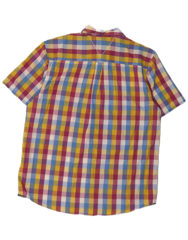 Chemise White Stuff Homme Coupe Classique à Manches Courtes XL Vichy Multicolore