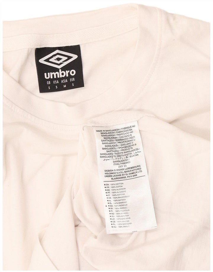 Umbro T-Shirt Homme Petit Blanc Coton